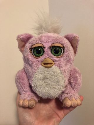Vintage 2005 Furby Baby Pink Tiger Electronics Rubber Feet Moving Legs