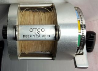 Rare Vintage Otco 4/0 Deep Sea Reel Ohio Tool Co.  Antique Fishing Reel