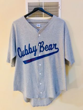 100 Cotton Vintage Cubby Bears Chicago Cubs Murina Baseball Jersey Mens Xl Usa