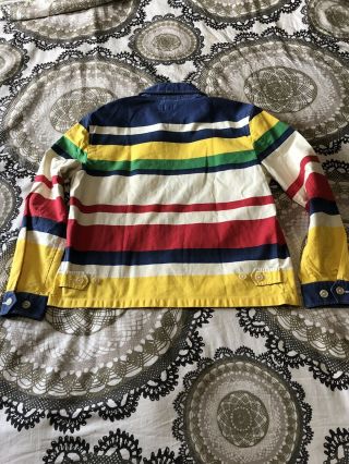 Rare NWT Polo Ralph Lauren Men ' s Vtg CP 93 Regatta Jacket striped Sz M 2