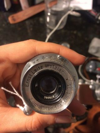 Leica vintage rangefinder camera and accessories - 8
