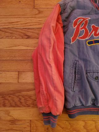 Vintage Atlanta Braves Mirage MLB Authentic Merchandise Heavy Jacket Size XL 2