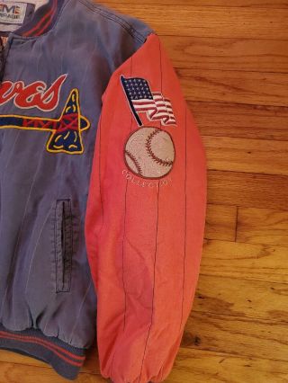 Vintage Atlanta Braves Mirage MLB Authentic Merchandise Heavy Jacket Size XL 3