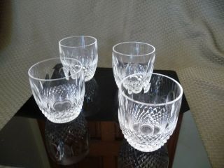 Waterford Crystal Colleen Old Fashioned Glass Set Of 4 Vintage