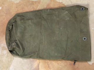 WW2 US Army Canvas Duffel Bag 1944 Veteran Named Thomas Duffle 8