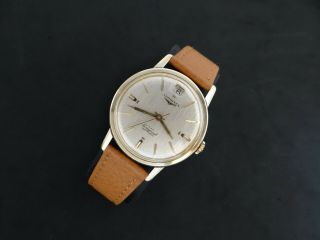 Vintage Longines Conquest Gold & S.  Steel Date At 12 Automatic Cal 291