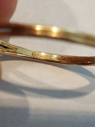 Antique Diamond Engagement Wedding Ring.  10Ct Diamond 14Kt Yellow/White Gold 6