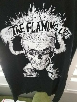 Flaming Lips Rare Vintage T Shirt L 1995 Evil Music Never Worn