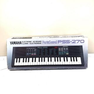 Vintage Yahama Portasound Pss - 270 Electronic Keyboard Box