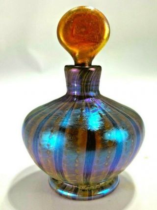 Early Rare L.  C.  Tiffany Favrile 2019k Scent/perfume Bottle