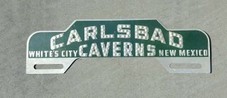 Carlsbad Caverns National Park Mexico Vintage License Plate Topper