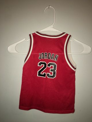 Vintage Champion Michael Jordan Chicago Bulls Toddler Jersey 90s 3T Rare 2