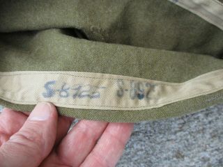 US Army WWII OD Wool & Cotton Overseas Caps from 87th Inf Division 7