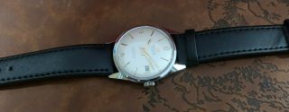 TISSOT SEASTAR AUTOMATIC VISODATE cal.  784 VINTAGE 60 ' s RARE 21J SWISS WATCH. 5