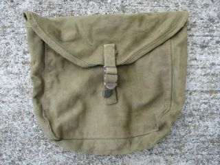 Us Army Wwii Od Green Canvas Model 1928 Meat Can Pouch From 87th Id Sol