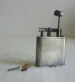 Vintage Dunhill Unique Lift Arm Lighter (parts) 3 Pat No.  Switzerland