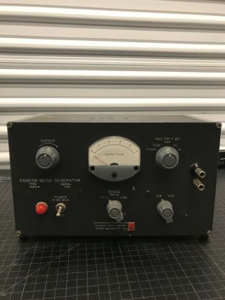 Vintage 1965 General Radio Company Random Noise Generator 1390 - B Analog Machine