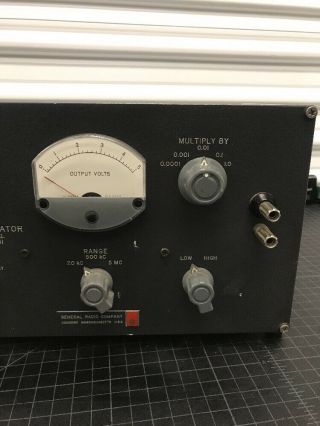 Vintage 1965 GENERAL RADIO COMPANY RANDOM NOISE GENERATOR 1390 - B Analog Machine 3