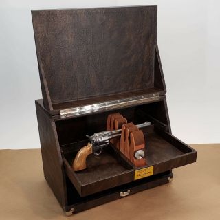 Vintage Pachmayr Gun Deluxe 5 Pistol Gun Case