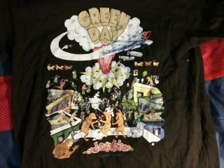 Green Day 1994 Dookie 14 List Brokum Shirt Xl Nmint Rare Vtg Orig Htf