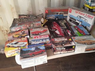 12 Amt Revell Collectible Vintage Model Toy Kids Kits Chevy Dodge