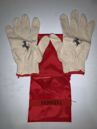 Oem Vintage Ferarri Driving Gloves Lamborghini Lambo Rare Make Offer