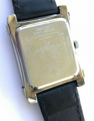 Vintage Wenger SAK Design Swiss military stainless steel mens watch,  093.  0848 4