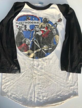 1979 - 1980 Vf Fleetwood Mac Tusk Tour Vintage T - Shirt Rock Memorabilia Large Size