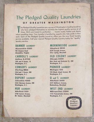 Very rare 1950 TELEVISION COLOR BOOK.  Made to promote a chain of Laundromats 2