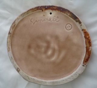 Vintage Dorothy Kindell Risque Nude Lady Ashtray Signed 1950s 4