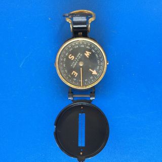 Vintage Wwii Era Us Army W.  & L.  E.  Gurley Military Compass Usa