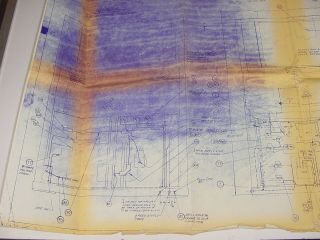 Vintage 1965 NASA Apollo Saturn V Rocket S - IC F - 1 Engineering Blueprint 7