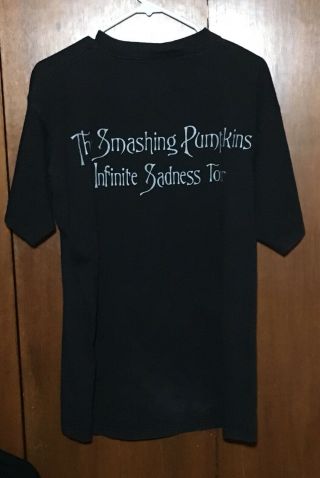 Vintage 1996 Smashing Pumpkins Infinite Sadness World Is A Vampire T - shirt XL 3