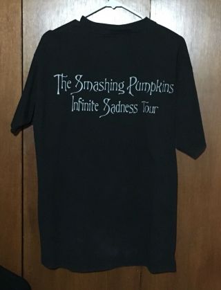 Vintage 1996 Smashing Pumpkins Infinite Sadness World Is A Vampire T - shirt XL 4