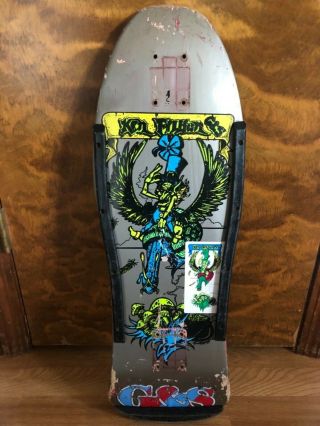 Vintage G&s Ken Fillion Skateboard Deck 80’s Og