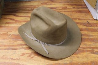 Vintage Stetson 3x Cowboy Hat Size 7 3/8 Loc.  C2