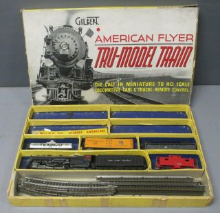 American Flyer 140 Ho Vintage Nyc Steam Freight Set/box