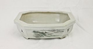 Antique Chinese Small Planter With Calligraphy late 19th Early 20th C 2