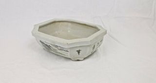 Antique Chinese Small Planter With Calligraphy late 19th Early 20th C 4