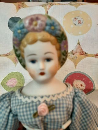 Vintage Artist 12.  5 Inch Bonnet Head Doll Mam 