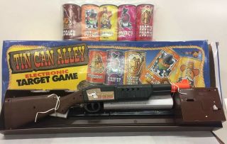 Vintage Tin Can Alley Electronic Shooting Game By Tyco (C27) 3