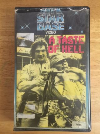 A Taste Of Hell Star Base Video Ultra Rare Vintage Vhs Video Tape Oop
