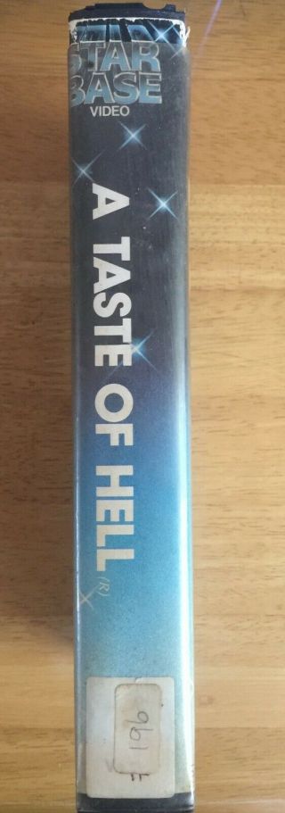 A TASTE OF HELL STAR BASE VIDEO ultra rare vintage vhs video tape OOP 2