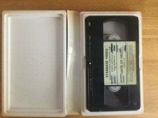 A TASTE OF HELL STAR BASE VIDEO ultra rare vintage vhs video tape OOP 4