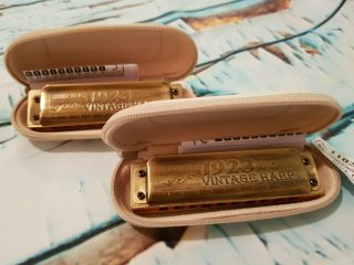 Harmonica Hering Vintage Harp 1923 Limited Edition,  Set Of Two,  Very Rare H