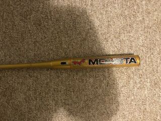 Monsta GOLD BLACK WIDOW,  25oz,  Asa Softball Bat Rare 2