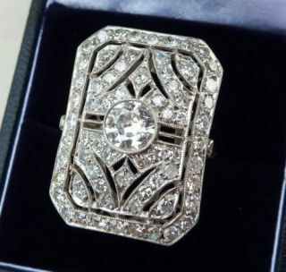 1 Ct Vintage Victorian Edwardian Engagement Bezel Set Diamond Ring Circa 1905 
