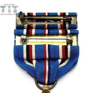 WWII US NAVY & MARINE CORPS AMERICAN CAMPAIGN MEDAL RIBBON BAR US BIN 23 5