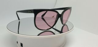 Vintage B&l Ray Ban Black Cats 1000 Changeable Rose Pink Sunglasses