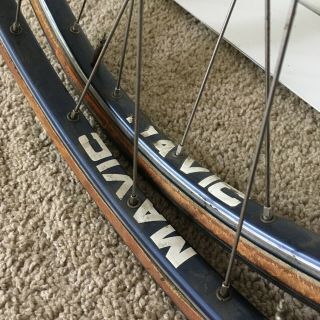 Vintage Campagnolo Record x Mavic SSC blue anno rims 10